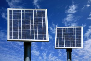 Solar Panels 3: Two solar panels against a blue sky