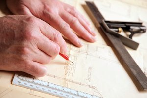 Plan Drawer: Hands and a drawing board