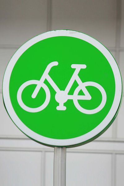 Green Cycle: Green cycle sign
