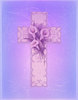 Easter Cross 4: A pretty collage Easter cross made with a public domain image.