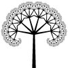 Fractal Tree: An ornate fractal tree in black and white. Very decorative for a card, etc. You must ask me for permission if you wish to use this on saleable items or if you wish to offer it for download elsewhere.