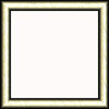 Metallic Frame 3: An ornamental metallic frame in a silvery golden colour. Shape can easily be changed from square to rectangular. Hi-res image.