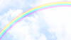 arco iris y el cielo: 