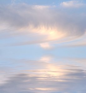 Clouds Over Water 2: Beautiful cloudy skies reflected in water. Photo and Graphic. Please remember that none of my images may be redistributed.