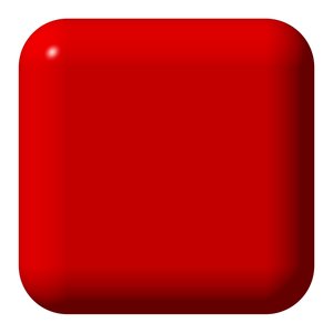 Large Red Web Button: Really big rounded square red button, useful for illustration, decoration, and websites.