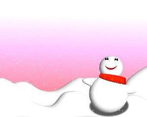 Snowman: Cute little snowman looking up at the falling snow. Suitable for children's illustrations.Remember, no redistribution of my images is allowed. Not for multiple or print on demand items without express permission.