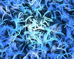 Abstract Blue Chaos 2: Chaotic textured blue background.  Great texture, fill, etc.