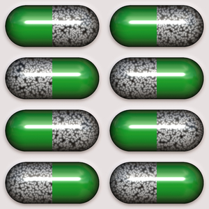 Medication Time 3: Green and clear tablets, capsules, or medication in clear plastic packaging. Perhaps you would prefer this image: http://www.rgbstock.com/photo/mhtN5KY/Medication+Time