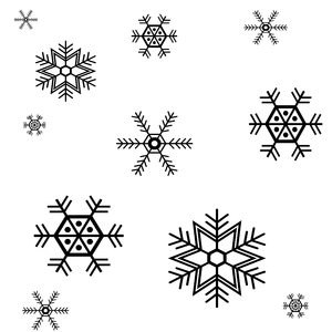 Snowflake wzór tła 3: 
