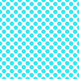 teal and white polka dot background
