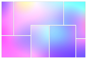 Pastel Gradient Panels: A group of panels with a pastel gradient background. You may prefer:  http://www.rgbstock.com/photo/n2UtdJe/Rainbow+Gradient+Background  or:  http://www.rgbstock.com/photo/mgZP6rW/Pastel+Background+New+2