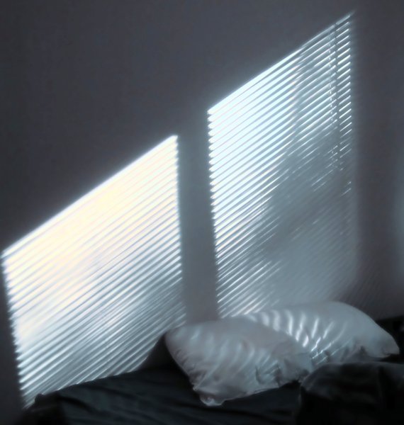 Empty Bed: The sun hit the wall, and it just looked very lonely.