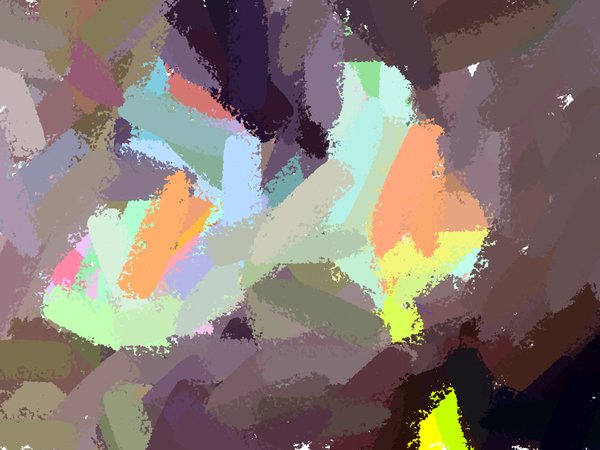 Painted Background 2: A painted background in bold brush strokes, and multi-coloured.