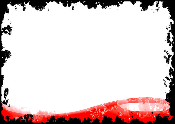 Grunge Wave 2: An abstract grunge wave design in red and black.