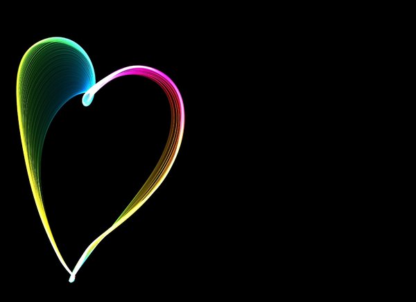 Rainbow Wave Corazón: 