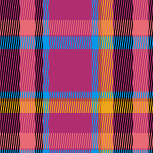 Tartan or Plaid 6: A complex tartan pattern in several warm colours. A useful fill, texture, background or element. High resolution.