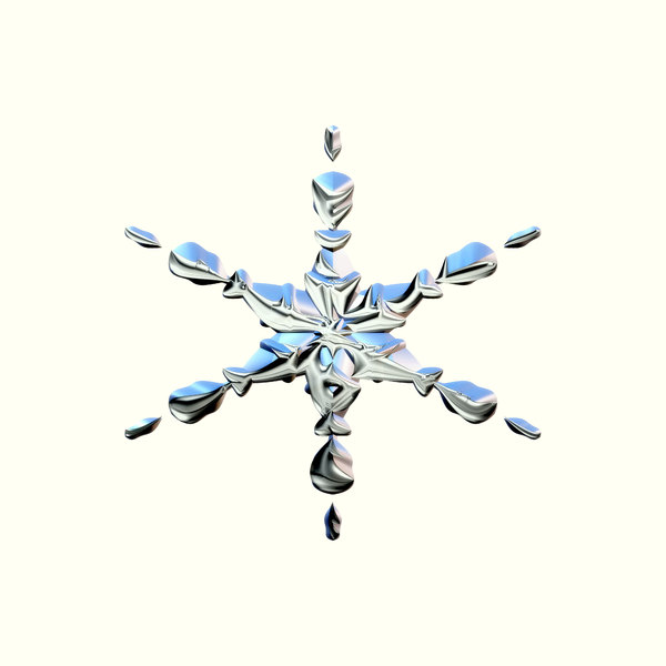 Isolierte Snowflake 3: 