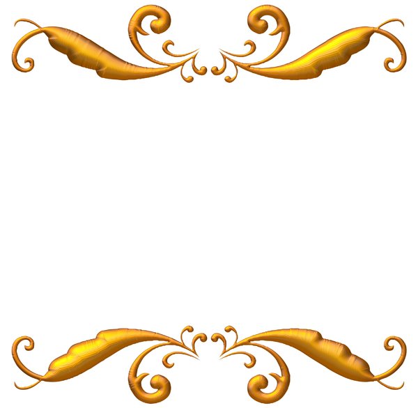 Golden Ornate Border 2: A golden ornate border or frame on a white background. Very elegant and old fashioned in a classic style. You may prefer:  http://www.rgbstock.com/photo/o6fn1Qa/Golden+Ornate+Border+21  or:  http://www.rgbstock.com/photo/nL3fW54/Golden+Vine+Border+3