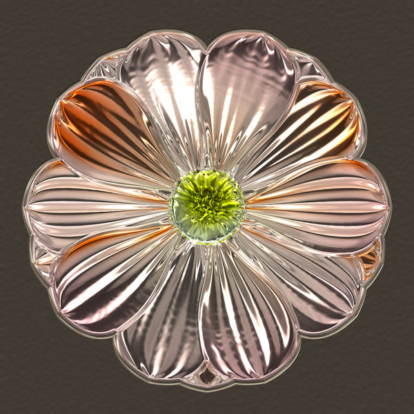 metallische Blume 4: 