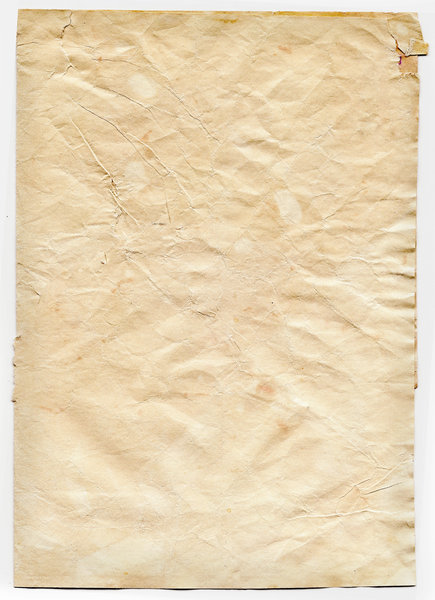 Old, aged paper / parchment 4: Several high-resolution textures of old, aged paper or parchment, with and without borders, both slightly torn and plain. Suitable as a background for faux-old texts and documents