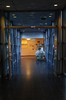 Hospital hallway: Dark hospital hallway or corridor