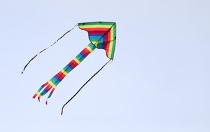 Kite: kite in blue sky