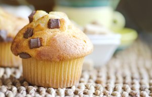 Chocolate muffin: Chocolate and vanilla muffin