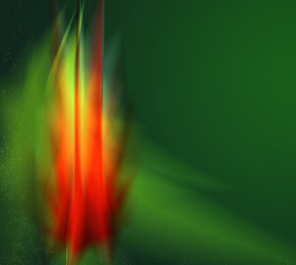 Flame: flame on green background illustration.